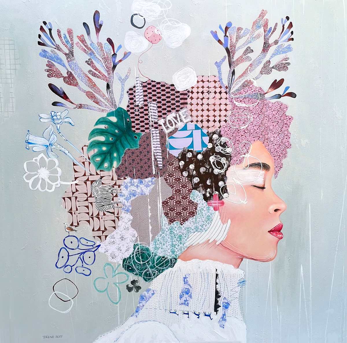 Tuned-In by Art Irene Hoff  Image: Energies aligned, tuned in to the flow and the rhythm that you are supposed to follow. Be patient with life. Let decisions make themselves. The next step will reveal itself automatically.