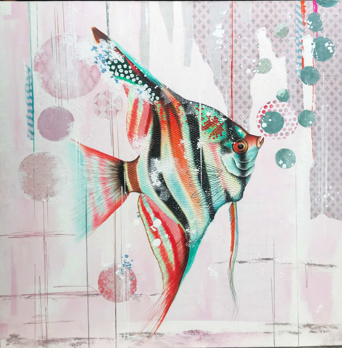 Blowing bubbles by Art Irene Hoff 