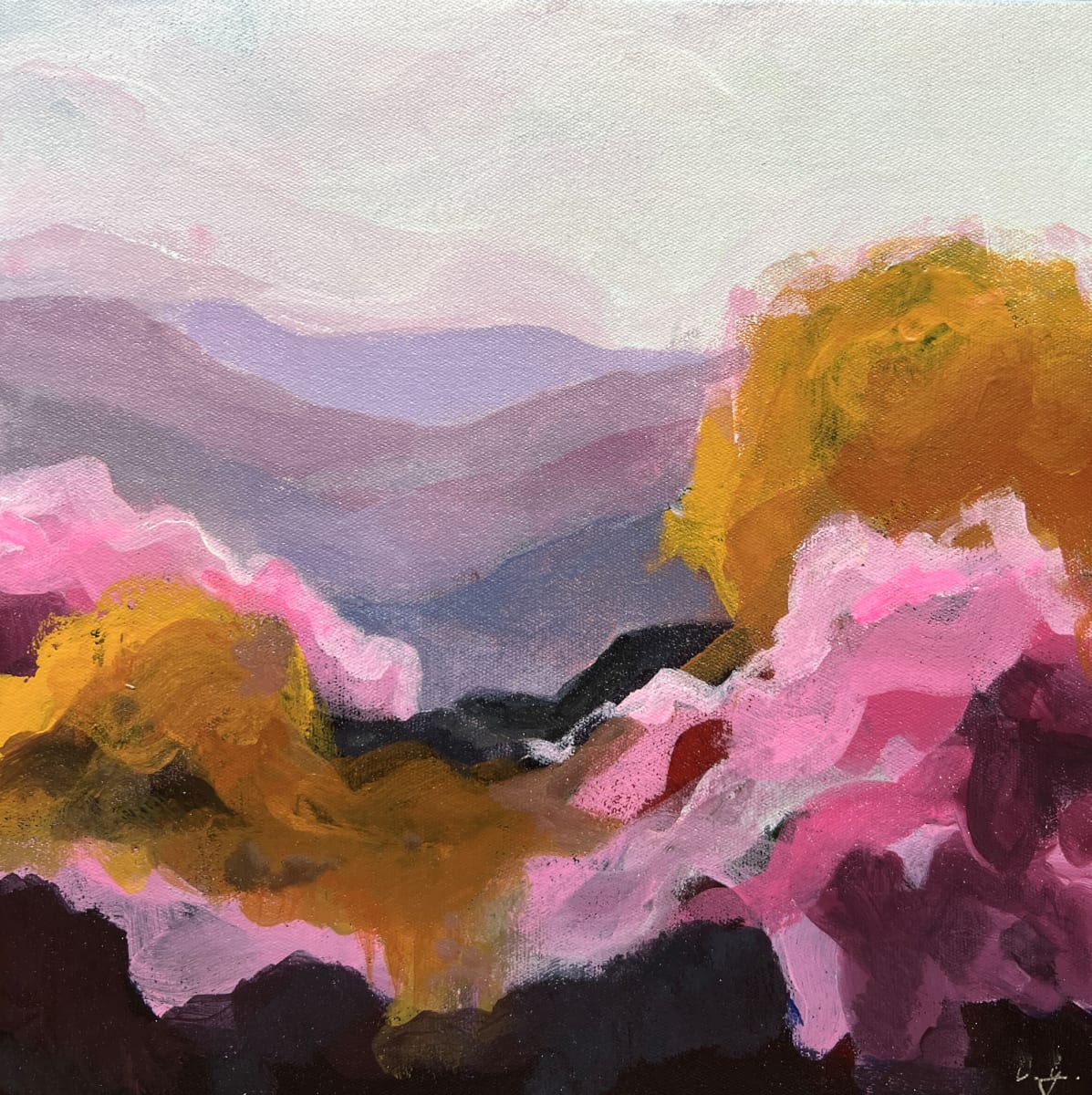 Distant Hues 4 by Catherine Garrod 