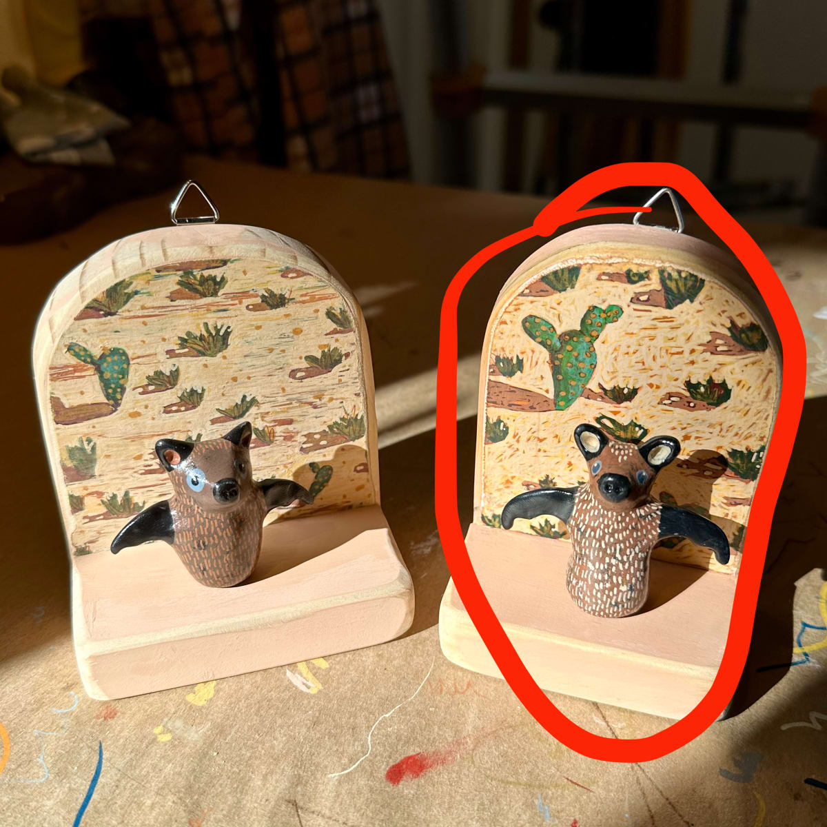 Bumble Bee the Brown Bat II, Talisman of Your Inner Compass by Layla Luna 