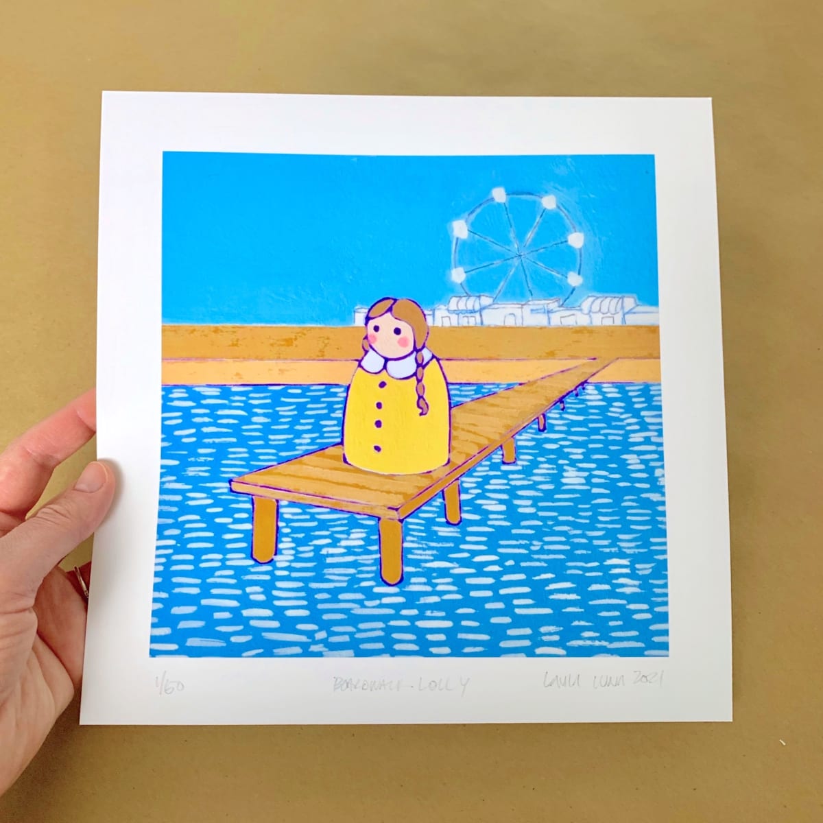Boardwalk Lolly Limited Edition Print by Layla Luna 