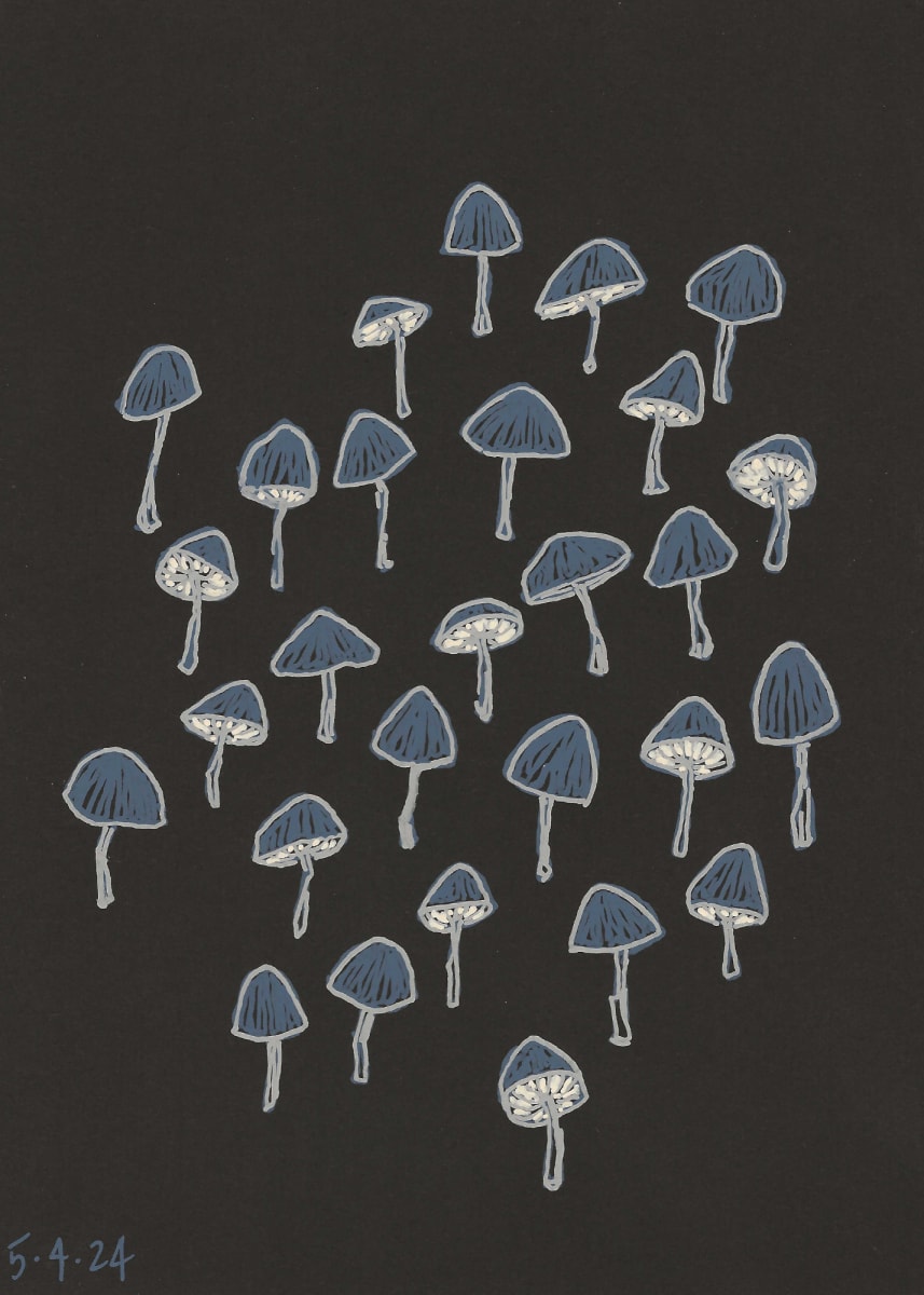 Garden Mushrooms by Layla Luna 