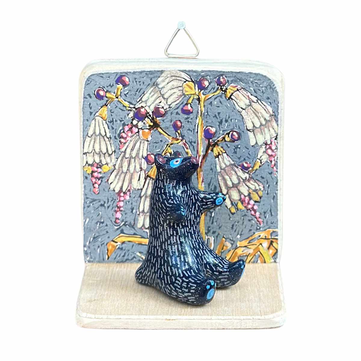 Night Sky Blue Bear | Gentleness by Layla Luna, Image 1.
