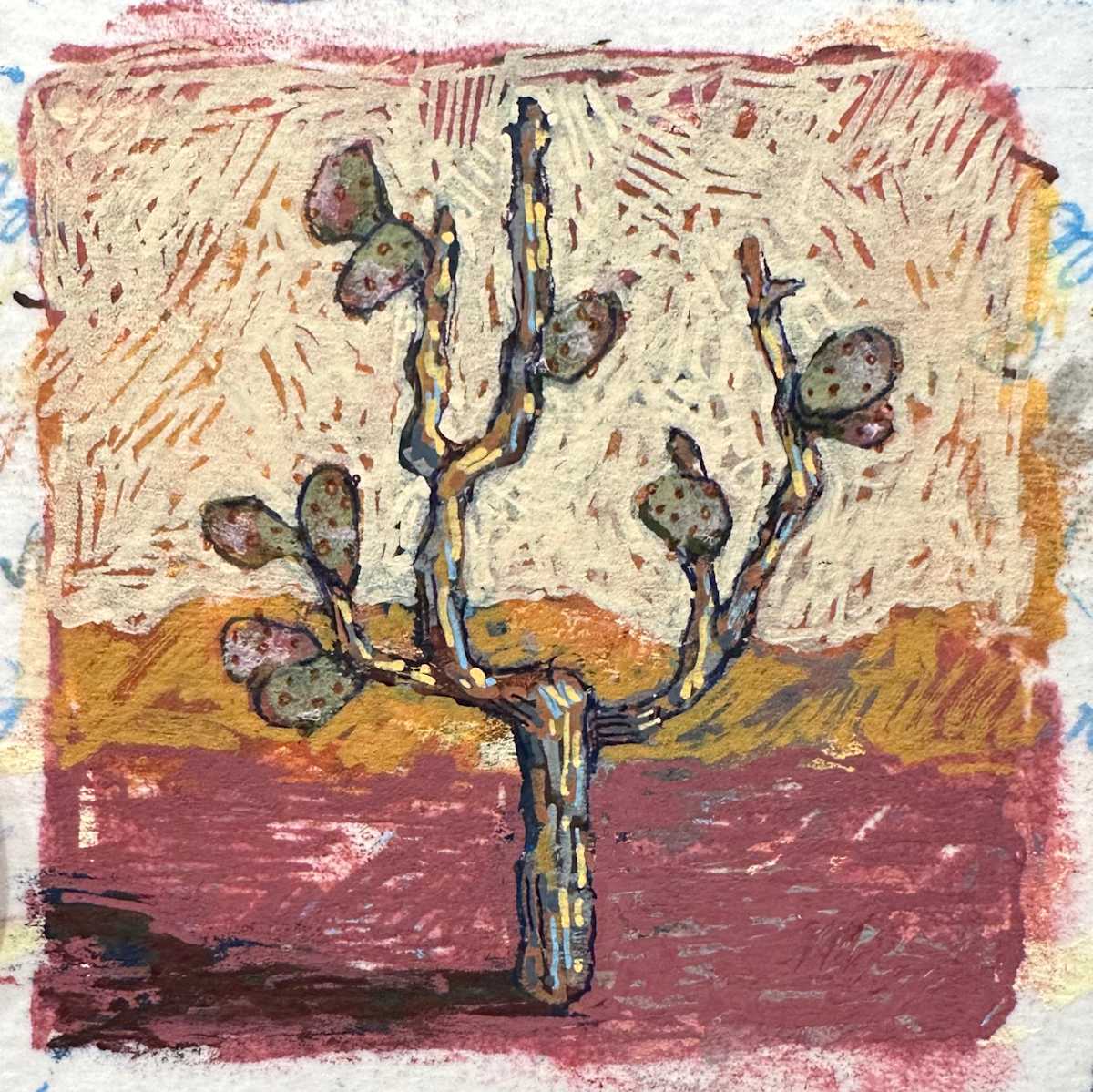 Red Dirt Cactus by Layla Luna 