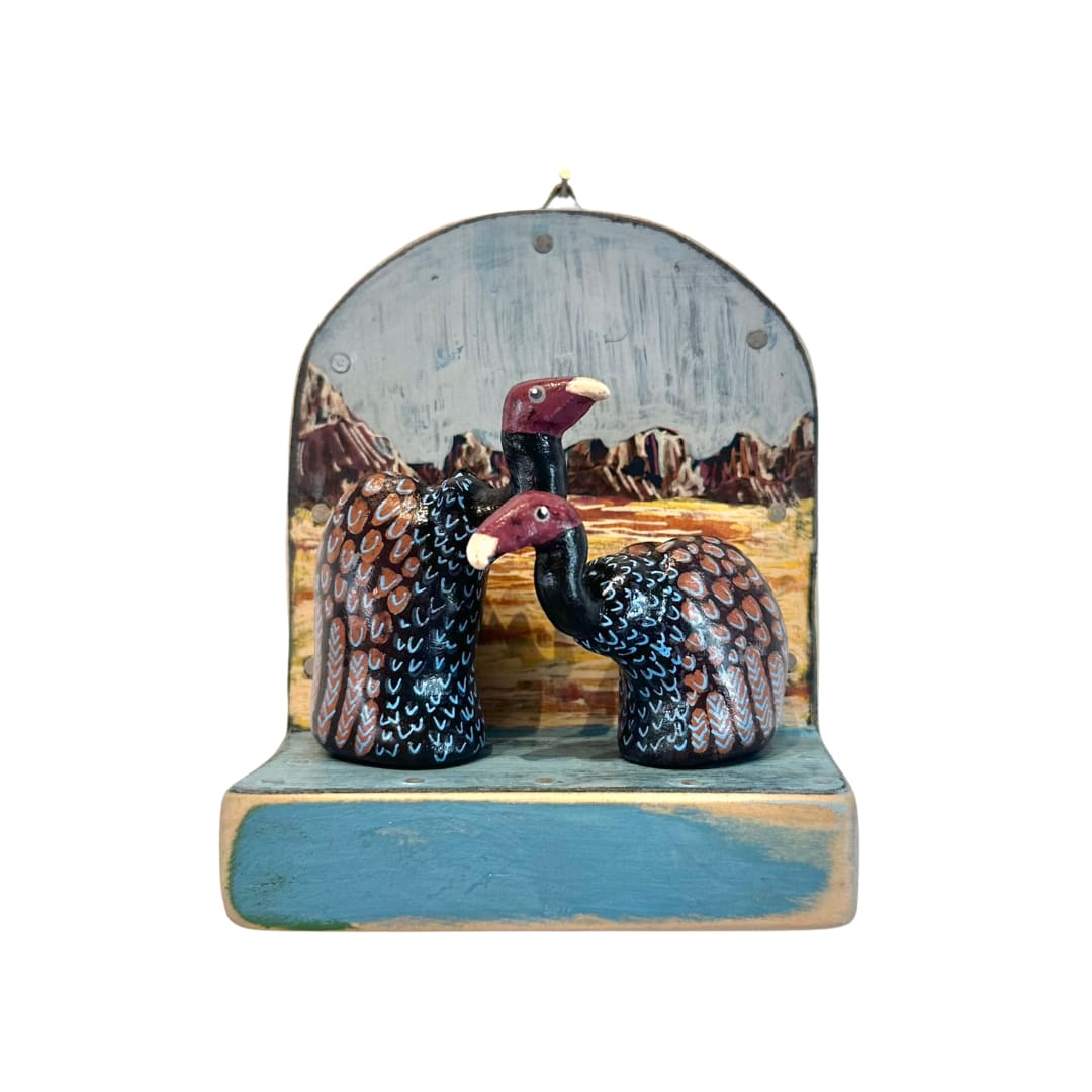 Texas and True the Turkey Vultures, Talisman of Forthrightness by Layla Luna 