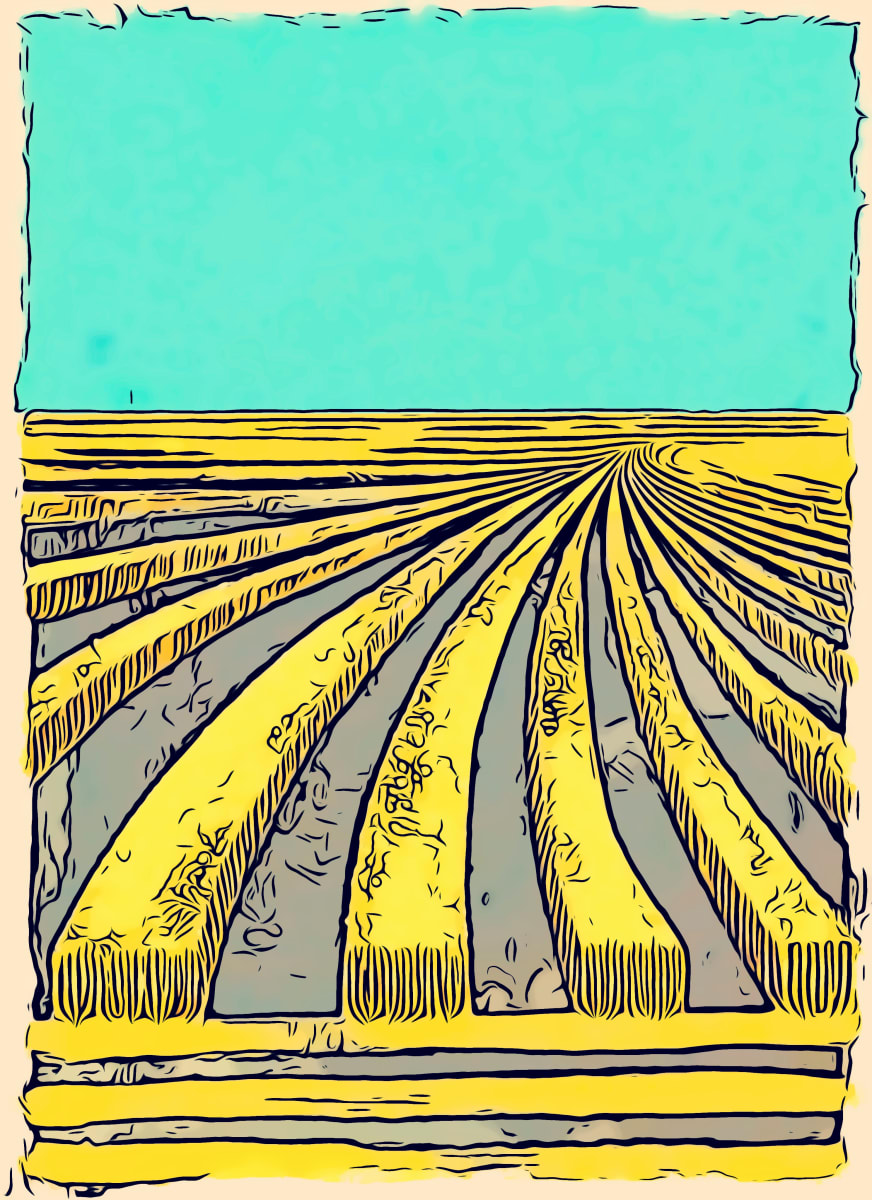 Wheat Print by Layla Luna 