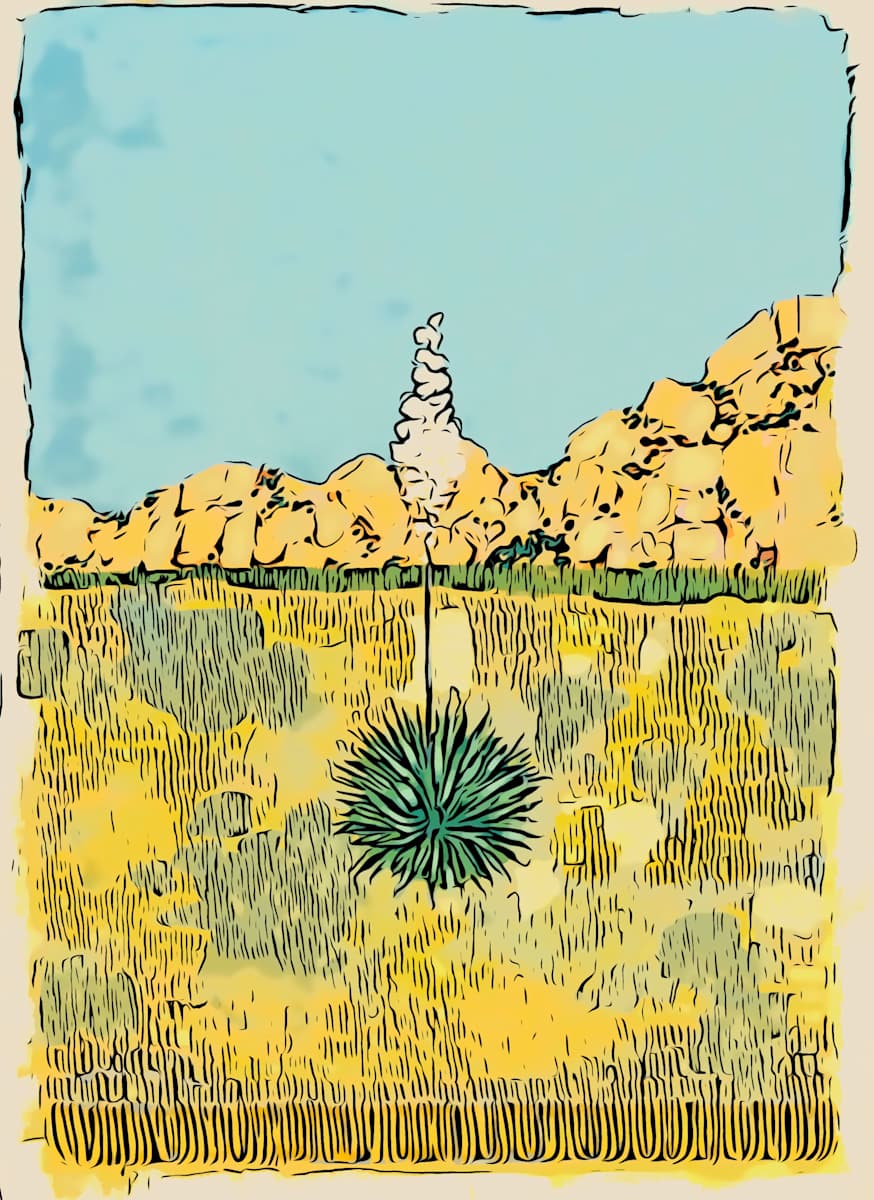 Yucca Poster (Framed) by Layla Luna, Image 1.