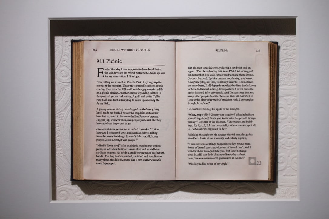 "911 Picnic" from the Books Without Pictures series by Marshall Harris  Image: "911 Picnic "Detail