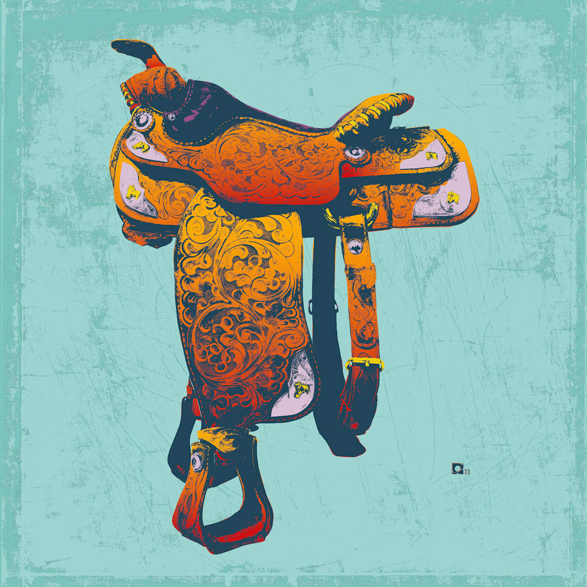 Warholy-O- Rodeo Series #2 by Marshall Harris, Image 2.