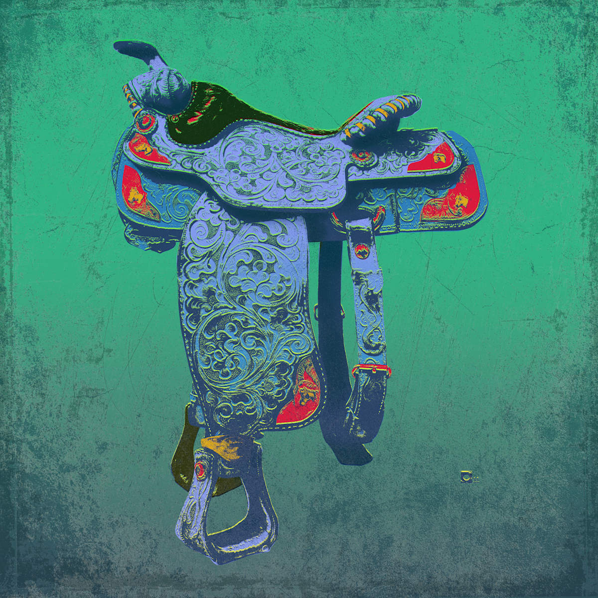 Warholy-O- Rodeo Series #3 by Marshall Harris, Image 2.