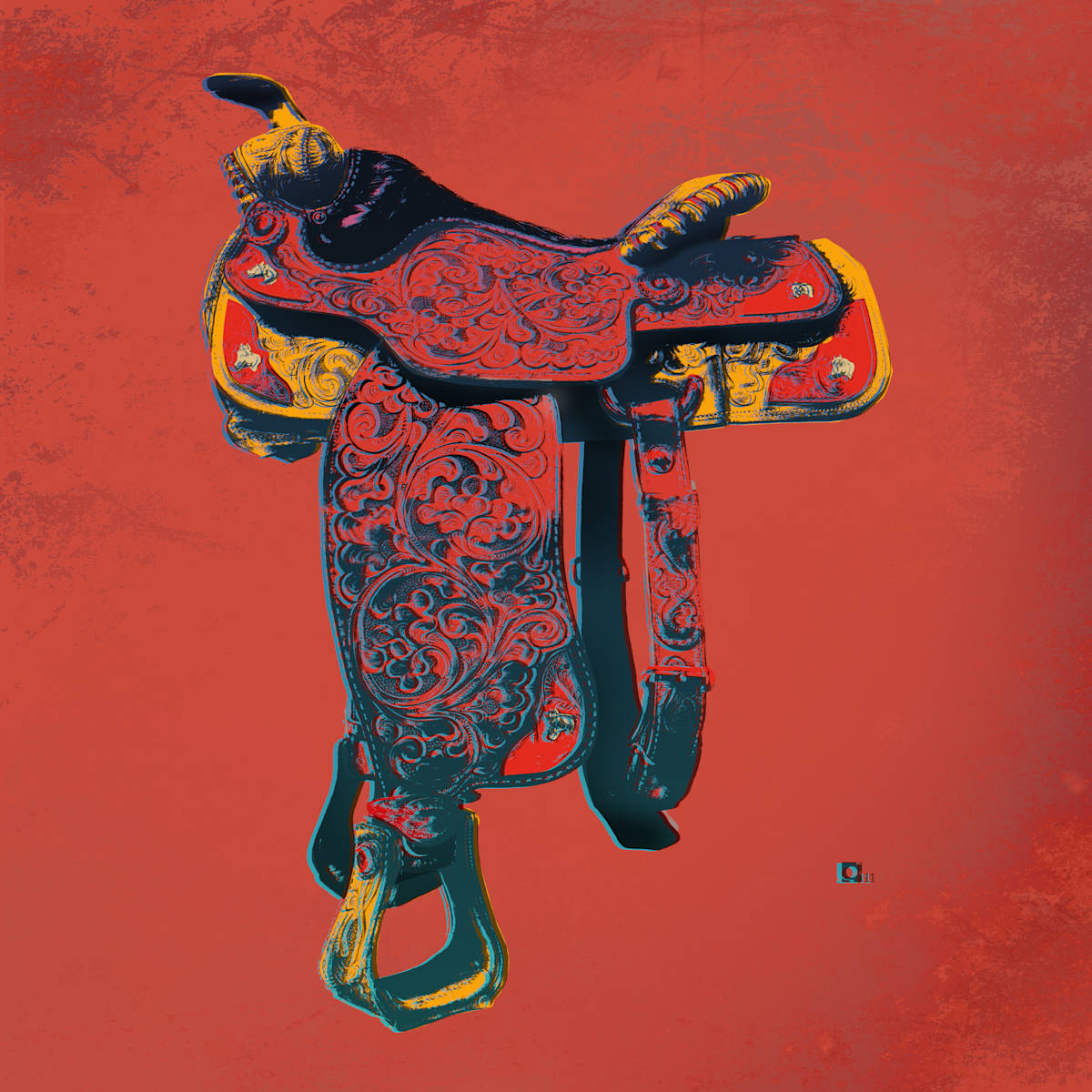 Warholy-O- Rodeo Series #6 by Marshall Harris 