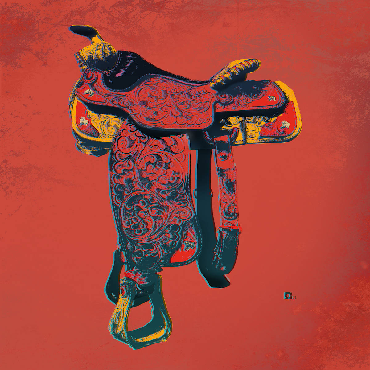 Warholy-O- Rodeo Series #6 by Marshall Harris, Image 2.