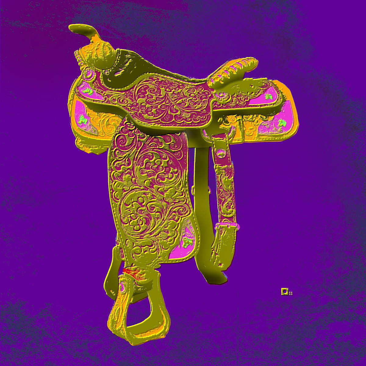 Warholy-O- Rodeo Series #8 by Marshall Harris, Image 2.