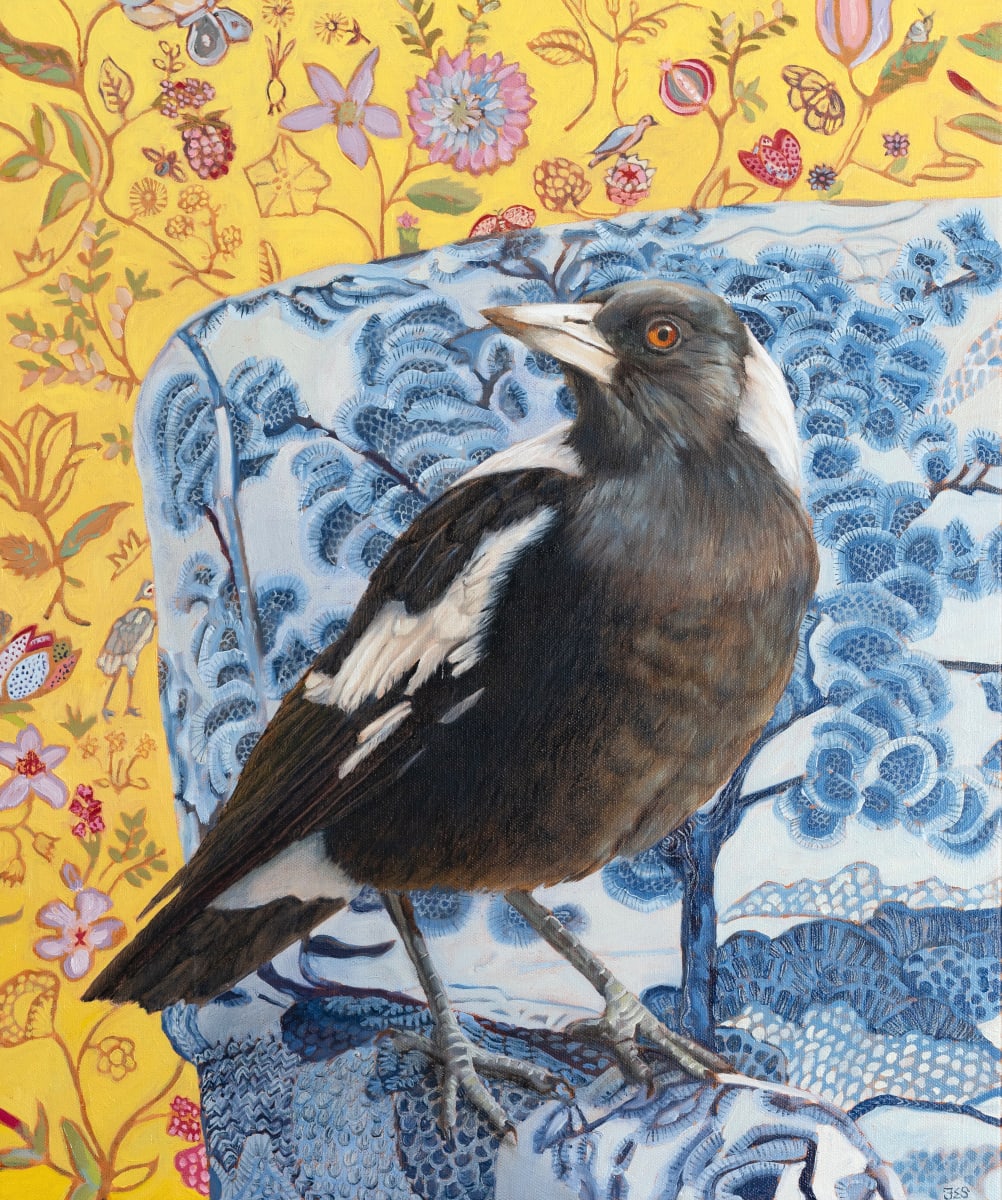 Chinoiserie on sunshine by Fiona Smith 