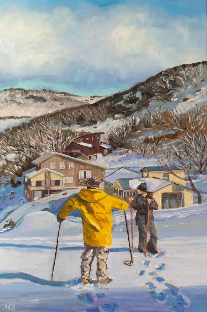 Snowshoes, South Perisher by Fiona Smith 