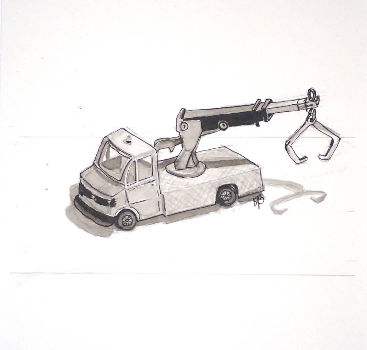 Tow Truck by KJ Bateman, Image 1.