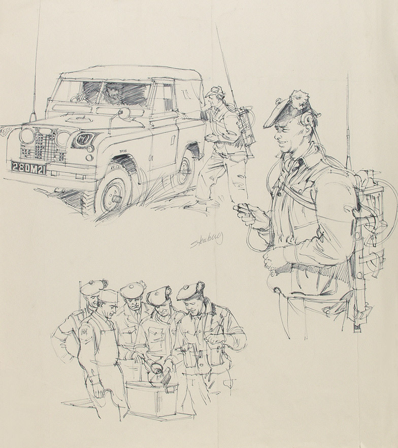 4/5 Territorials, The Black Watch by Ron Stenberg 