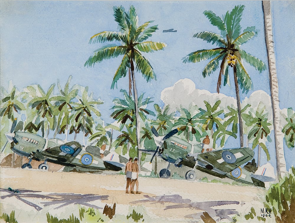 Warhawks, Guadalcanal, 1944 by Mark K Venables, Image 1.