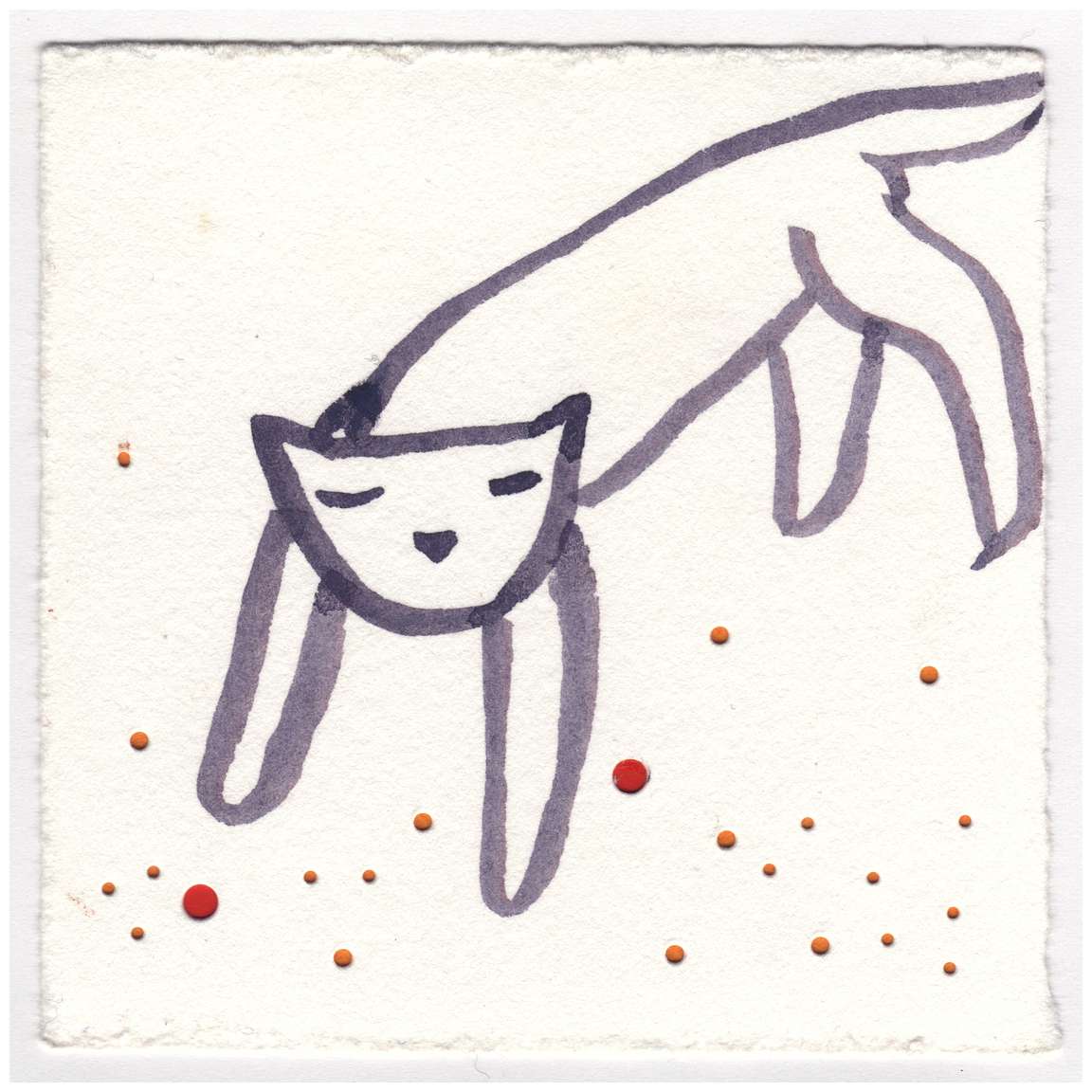 Cat Stepping. #041 by Raya Bodnarchuk, Estate, Image 1.