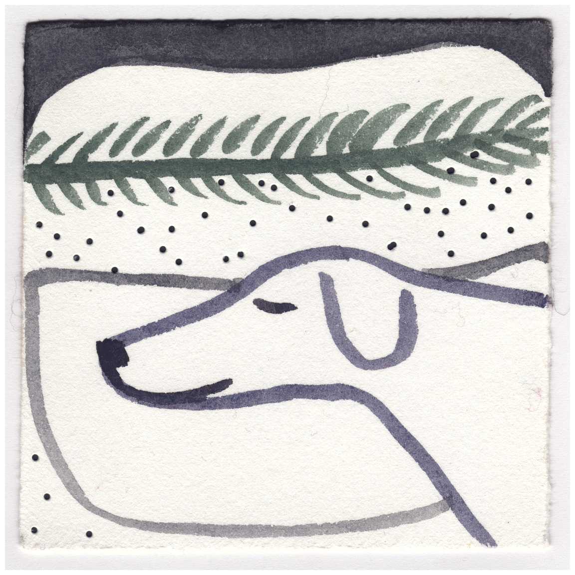 Snow Still on the Branch. #043 by Raya Bodnarchuk, Estate, Image 1.