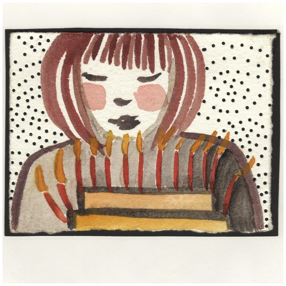 Untitled Small Painting. #056 by Raya Bodnarchuk, Estate, Image 1.
