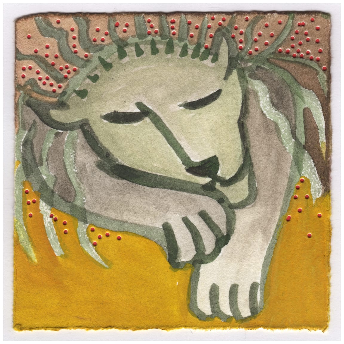 The North Lion. Corcoran. #068 by Raya Bodnarchuk, Estate 