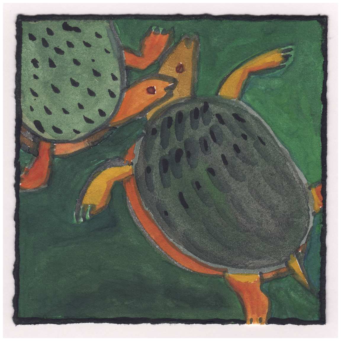 Turtles in the Canal. #121 by Raya Bodnarchuk, Estate, Image 1.