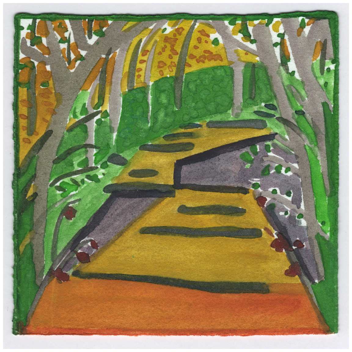 The Path Down to the Canal. #128 by Raya Bodnarchuk, Estate, Image 1.