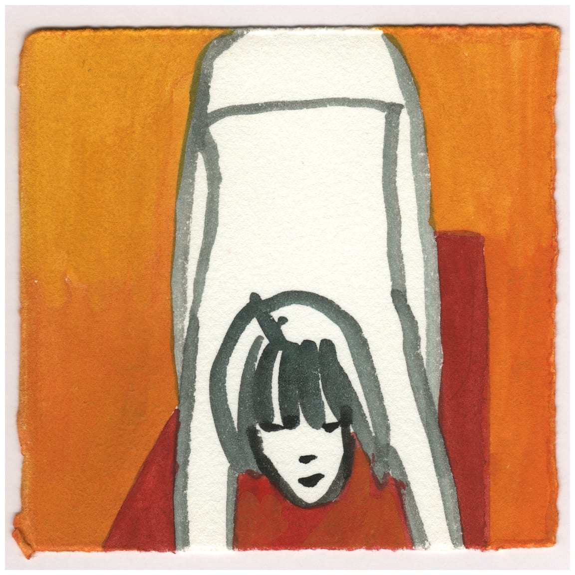 Downward Facing Dog. #142 by Raya Bodnarchuk, Estate 