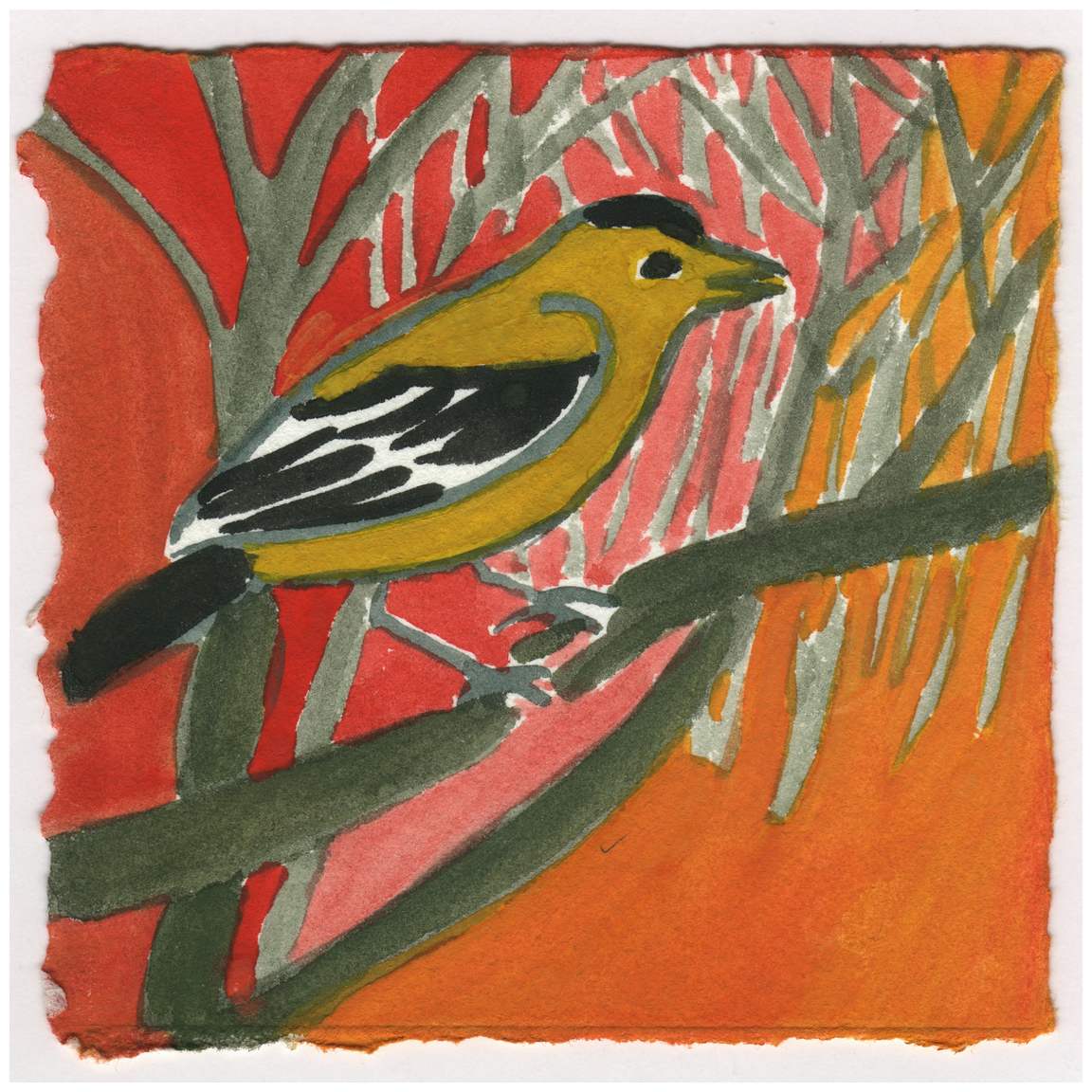 A Goldfinch #143 by Raya Bodnarchuk, Estate, Image 1.
