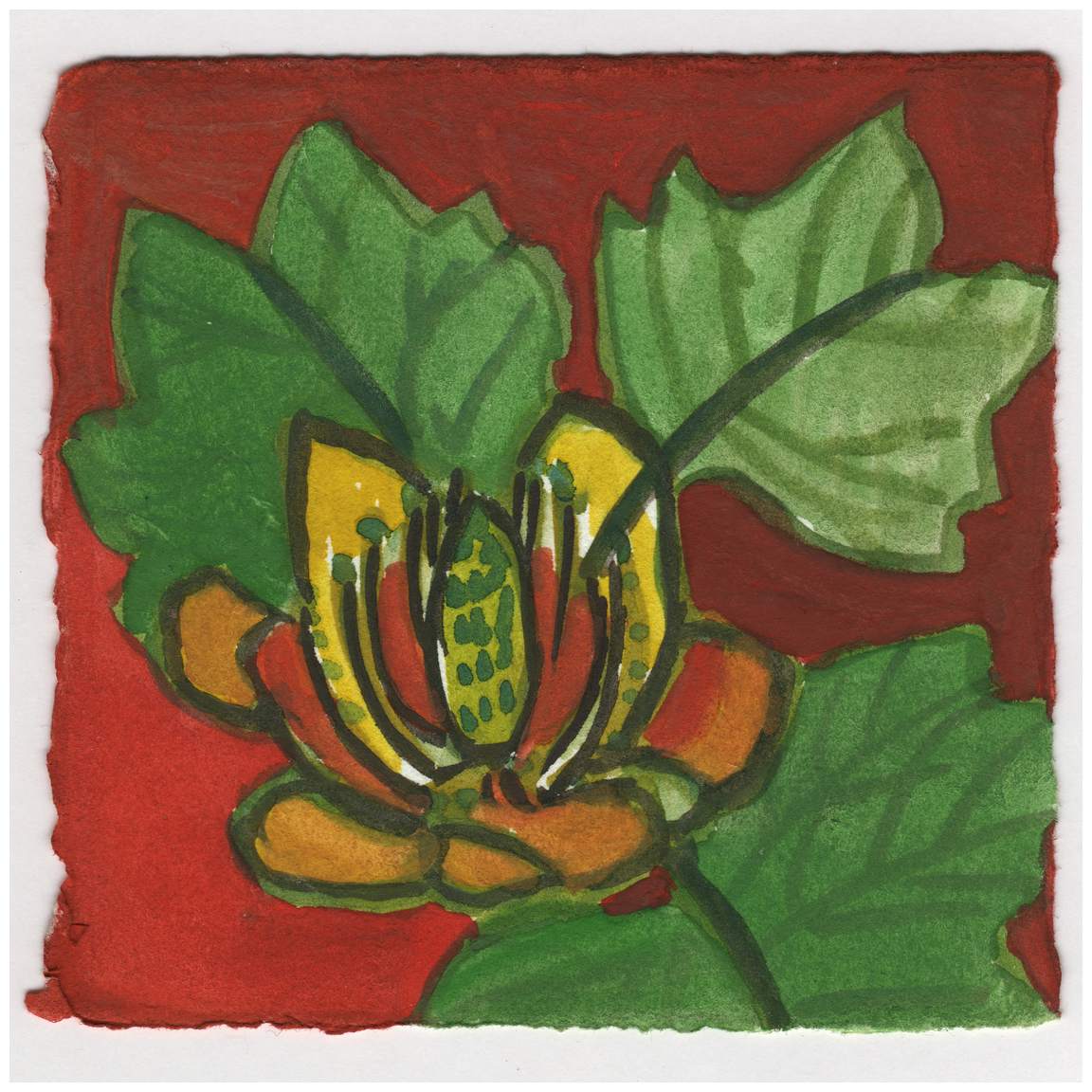 Tulip Poplar. #156 by Raya Bodnarchuk, Estate, Image 1.