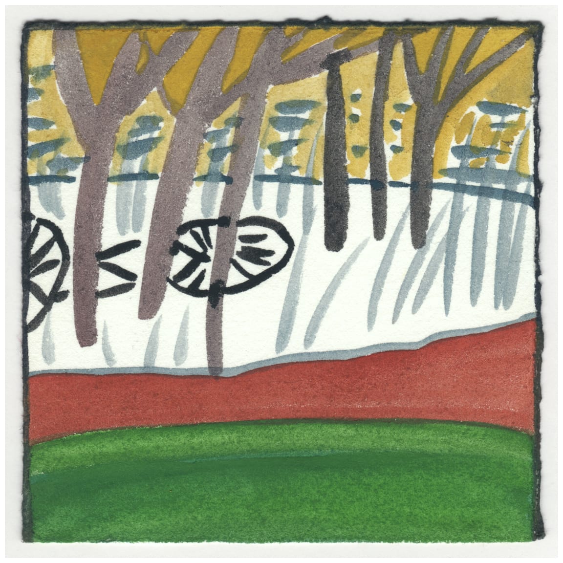 The Bicycle is Still There. #170 by Raya Bodnarchuk 