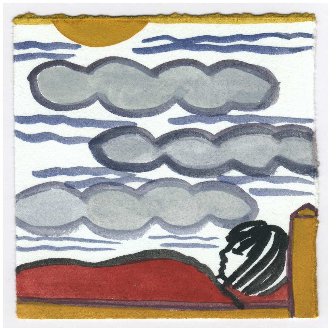 Sleeping Under the Moon. #188 by Raya Bodnarchuk, Estate, Image 1.