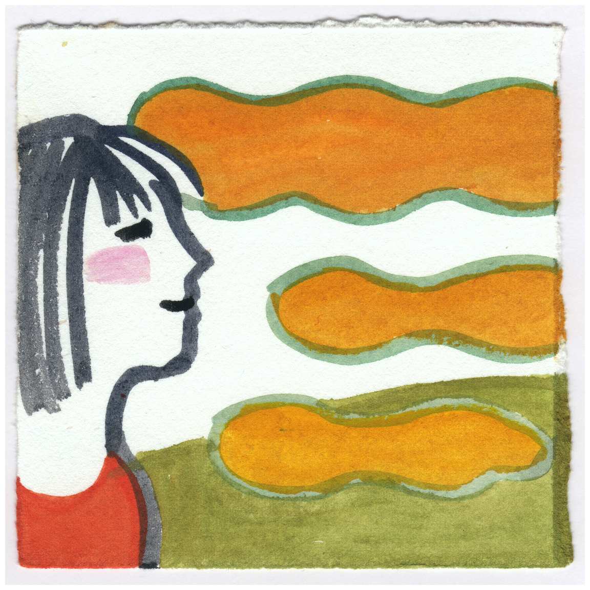 Golden Clouds. #191 by Raya Bodnarchuk, Estate, Image 1.