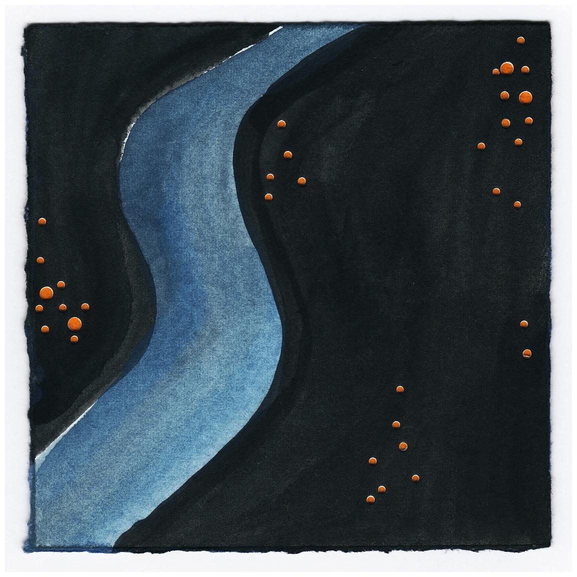 Crossing the Mississippi from Arkansas to Tennessee. Little Rock to Nashville. #203 by Raya Bodnarchuk, Estate, Image 1.