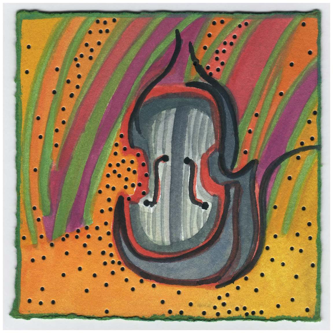 The Cello Out Front This Morning. #226 by Raya Bodnarchuk, Estate, Image 1.