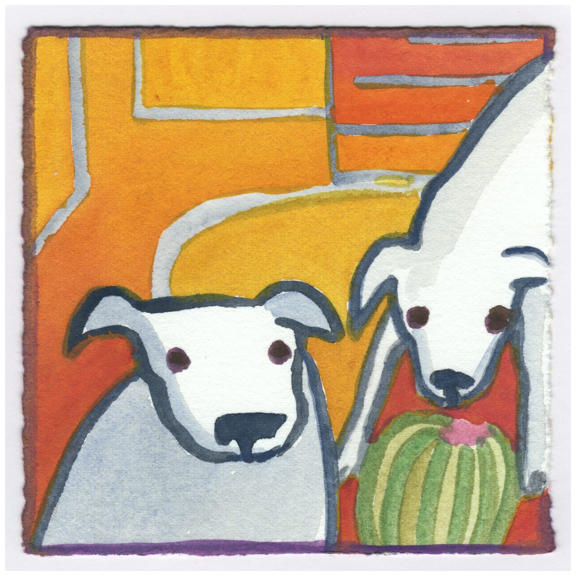 We Are Eating The Watermelon Rocko and Saphire. #249 by Raya Bodnarchuk, Image 1.