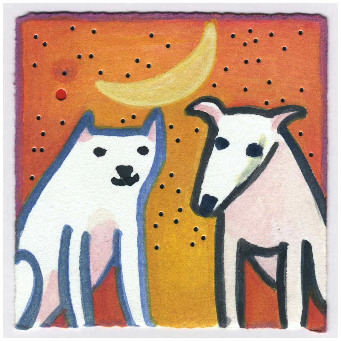 Enjoying the Moon and Mars and Saturn. #256 by Raya Bodnarchuk, Estate, Image 1.