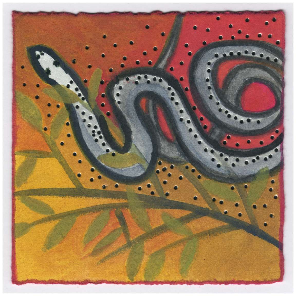 The Beautiful Snake Died in the Flood Last Night. So Sad. #267 by Raya Bodnarchuk, Estate, Image 1.
