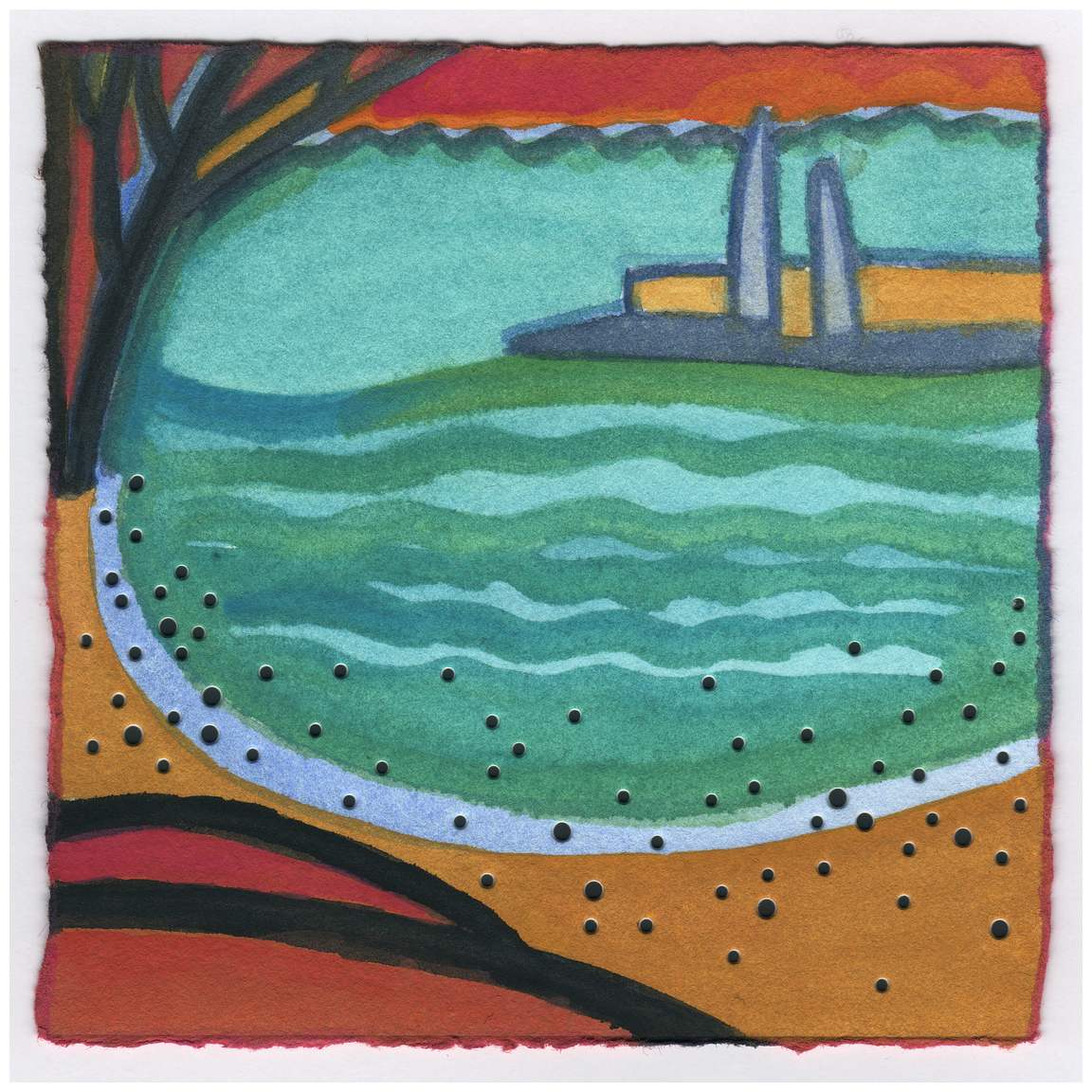 View of Salem From Beverly. #283 by Raya Bodnarchuk, Estate, Image 1.