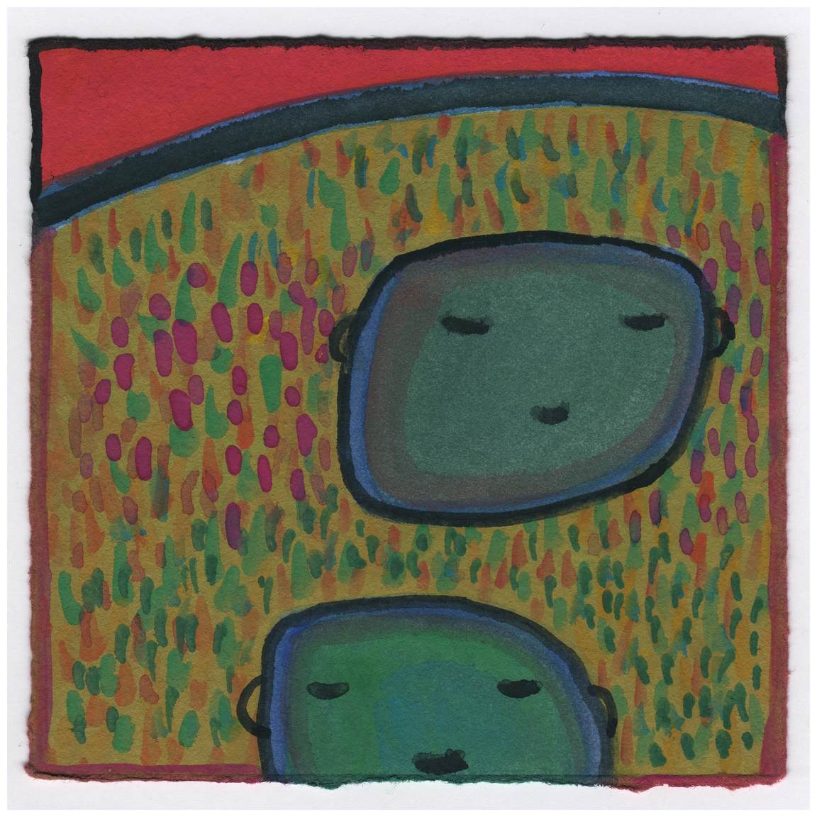 Jae's Thick Grass and the Stepping Stones. #313 by Raya Bodnarchuk, Estate, Image 1.