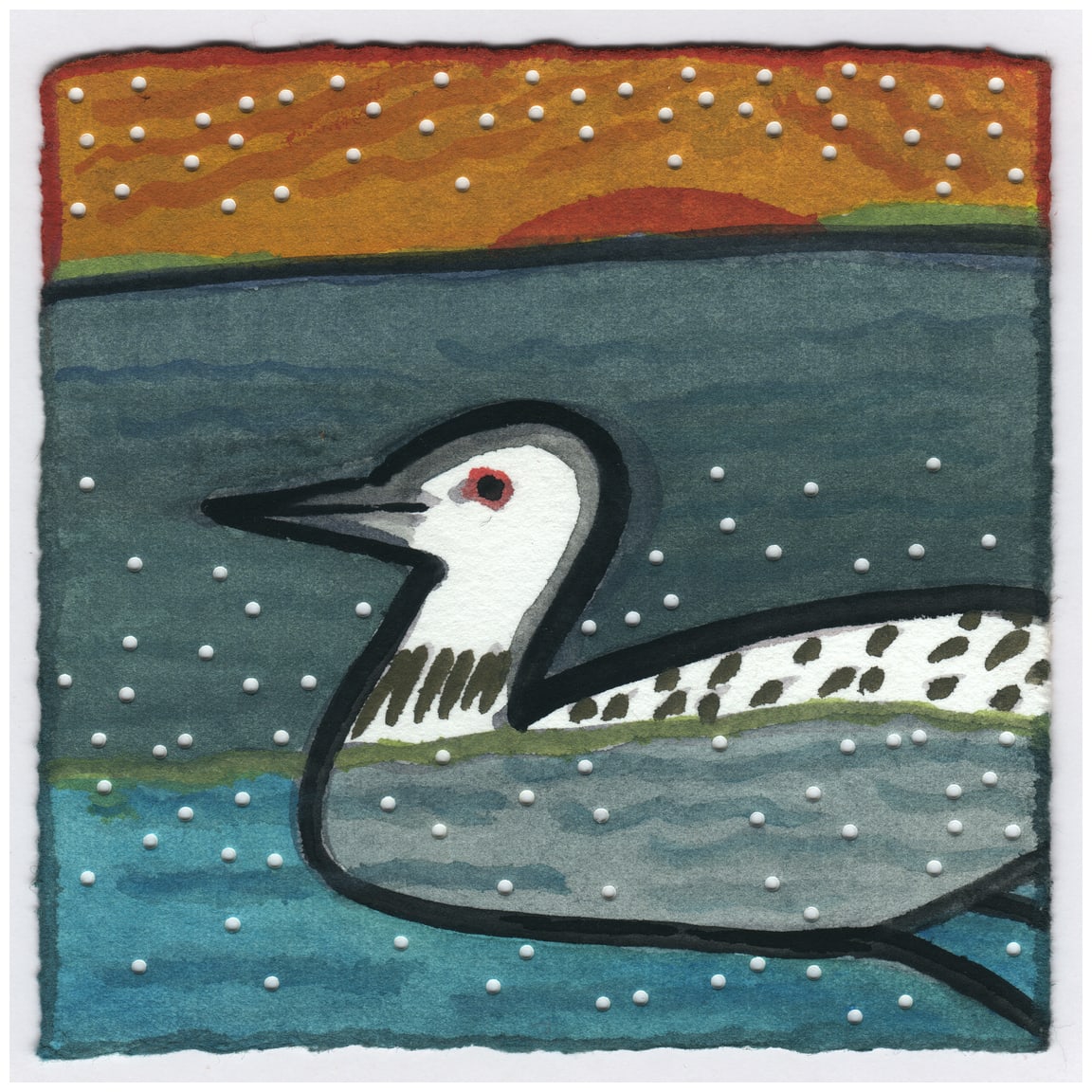 A Loon at Jimmy's Island. #314 by Raya Bodnarchuk, Image 1.
