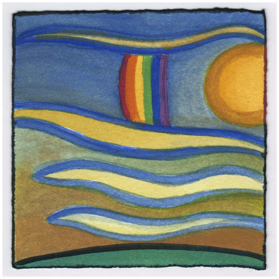 A Spectrum in the Clouds Above Sandy Spring. #332 by Raya Bodnarchuk, Estate, Image 1.