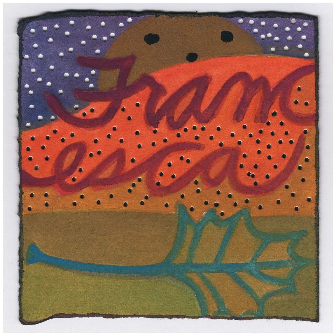Untitled Small Painting. #334 by Raya Bodnarchuk, Estate, Image 1.