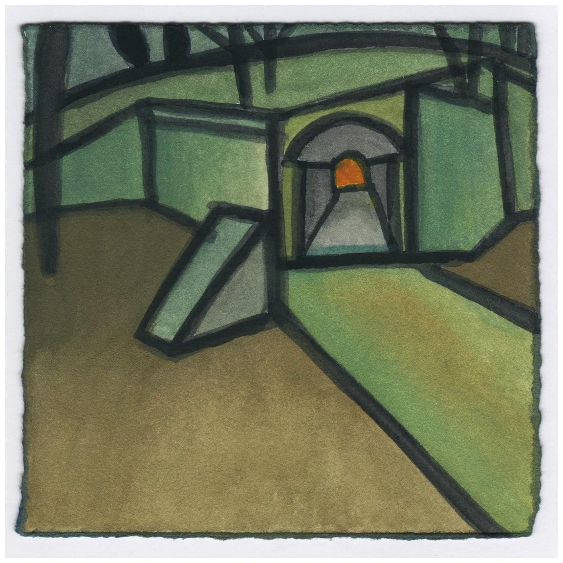 The Light at the End of the Tunnel. 11/23/14. #348 by Raya Bodnarchuk, Image 1.