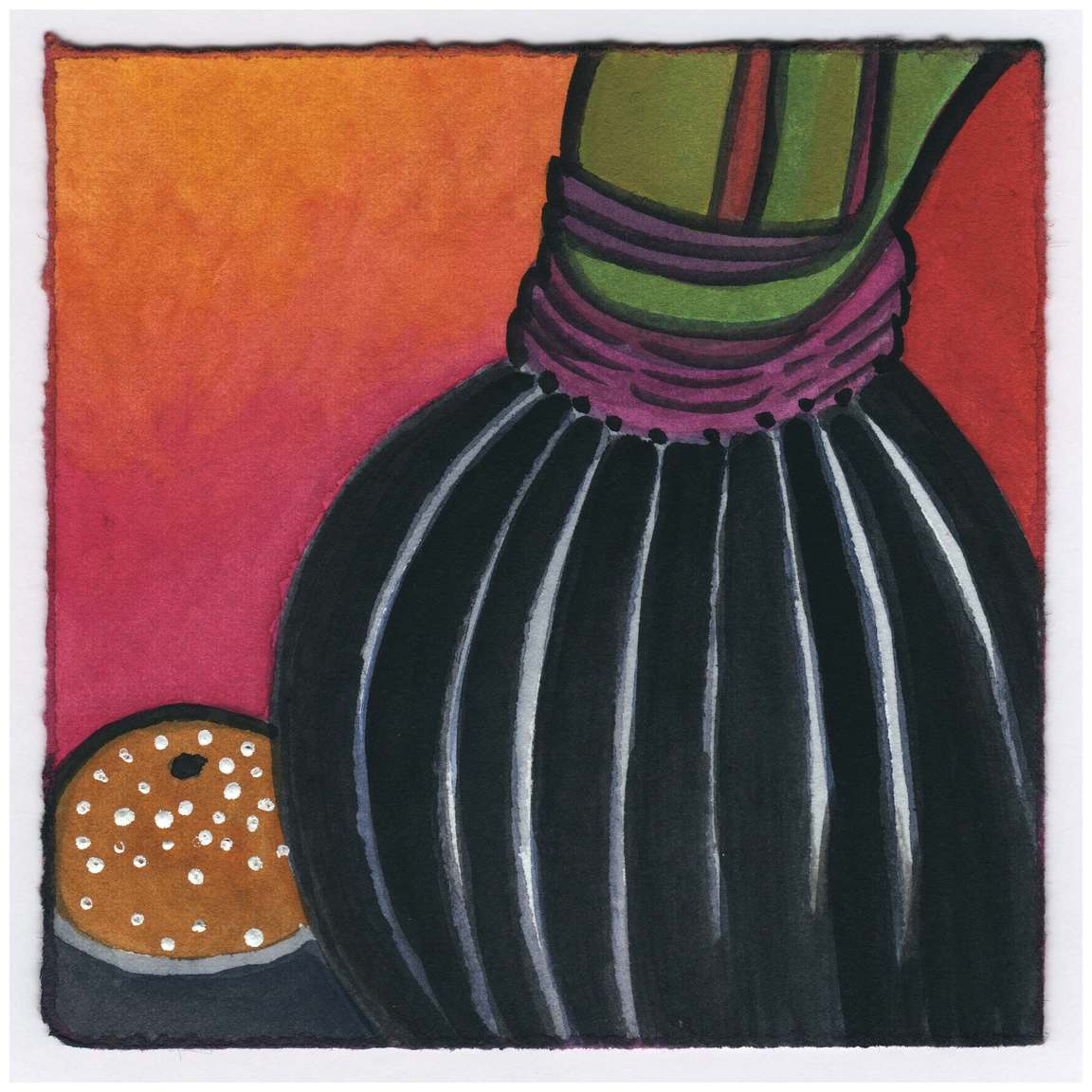 A Little Tangerine. #424 by Raya Bodnarchuk, Estate, Image 1.