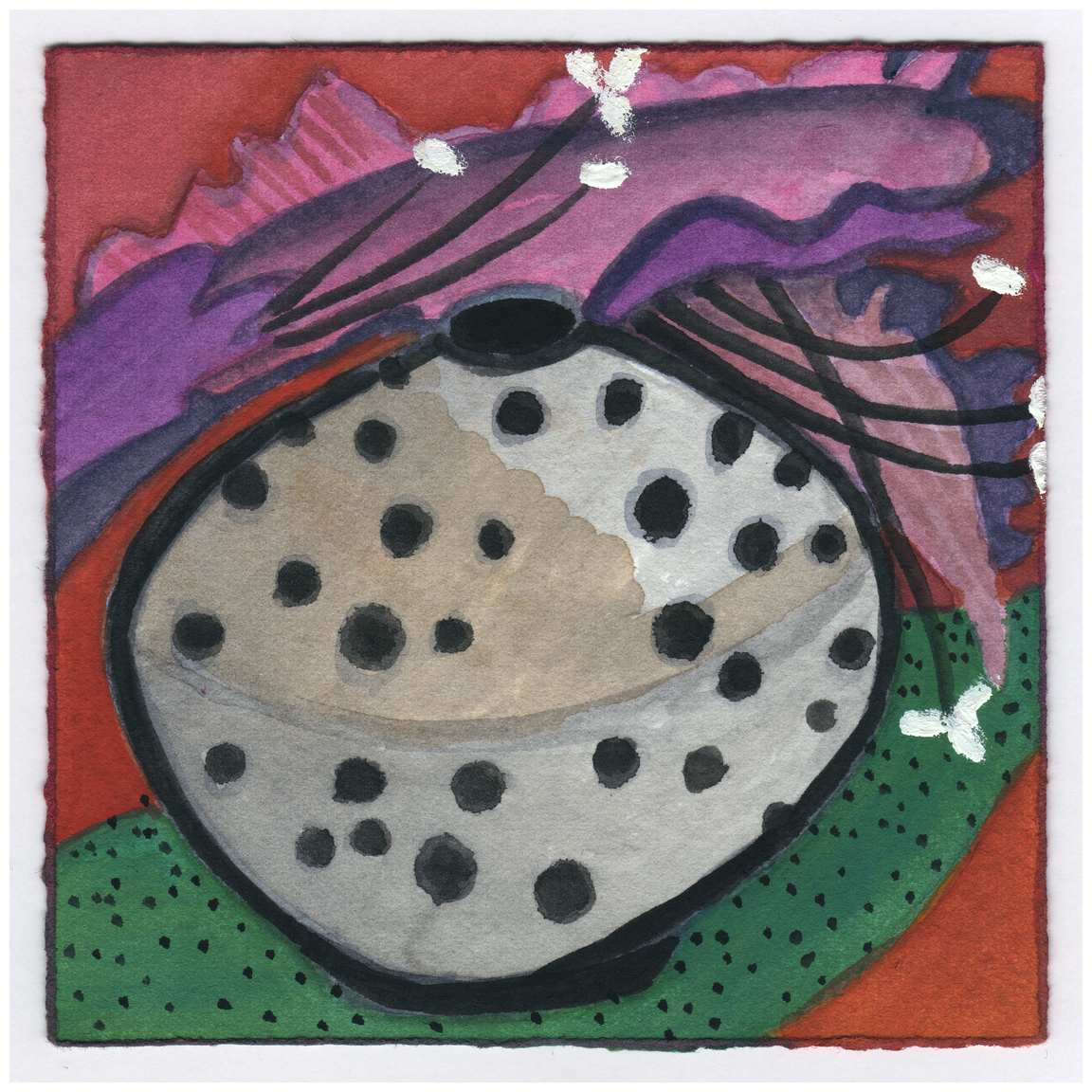 One of My Mother's Round Pots. #431 by Raya Bodnarchuk, Estate, Image 1.