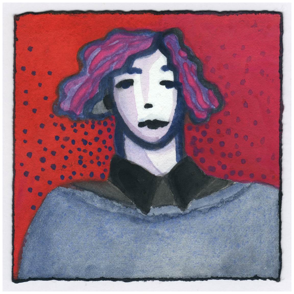 A Portrait. #446 by Raya Bodnarchuk, Estate, Image 1.