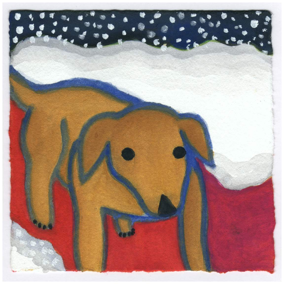 In the Snow. #447 by Raya Bodnarchuk, Estate, Image 1.