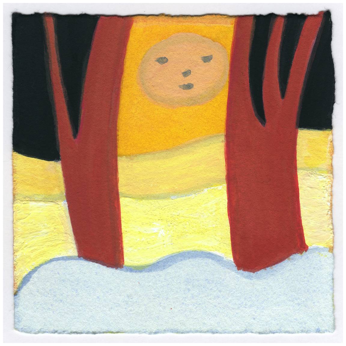 The Full Moon (One Day Later). #454 by Raya Bodnarchuk, Estate, Image 1.